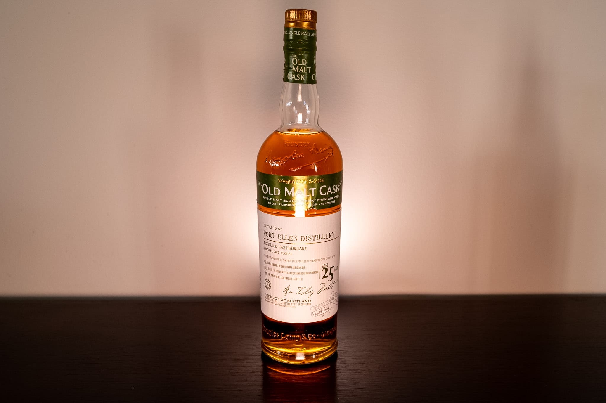 old malt cask port ellen 1982 25yo