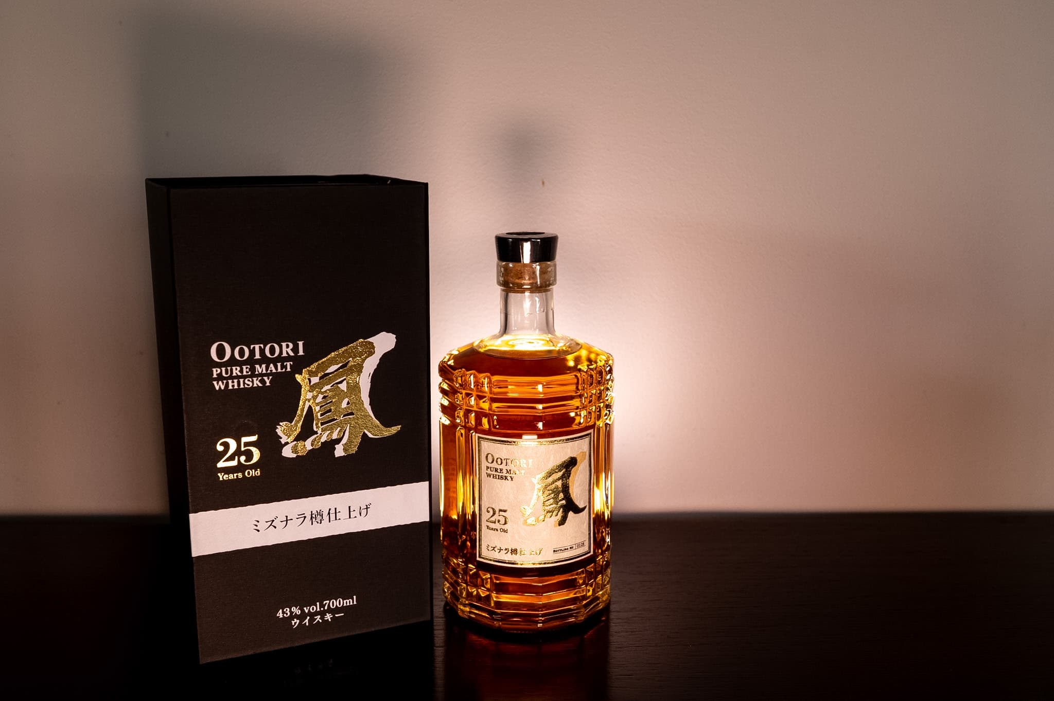 the ootori 25 year old japanese whisky